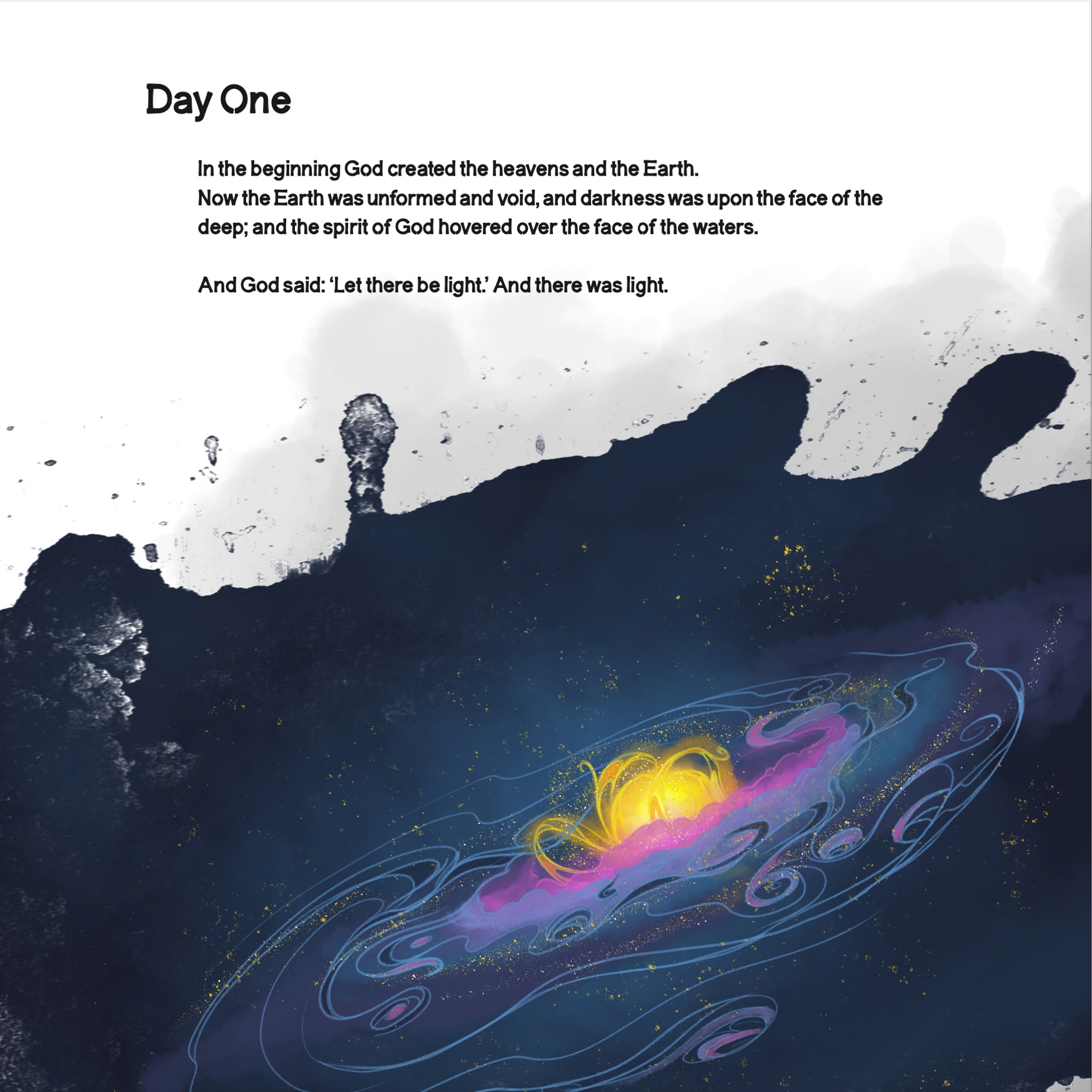 Genesis Day One Of Creation