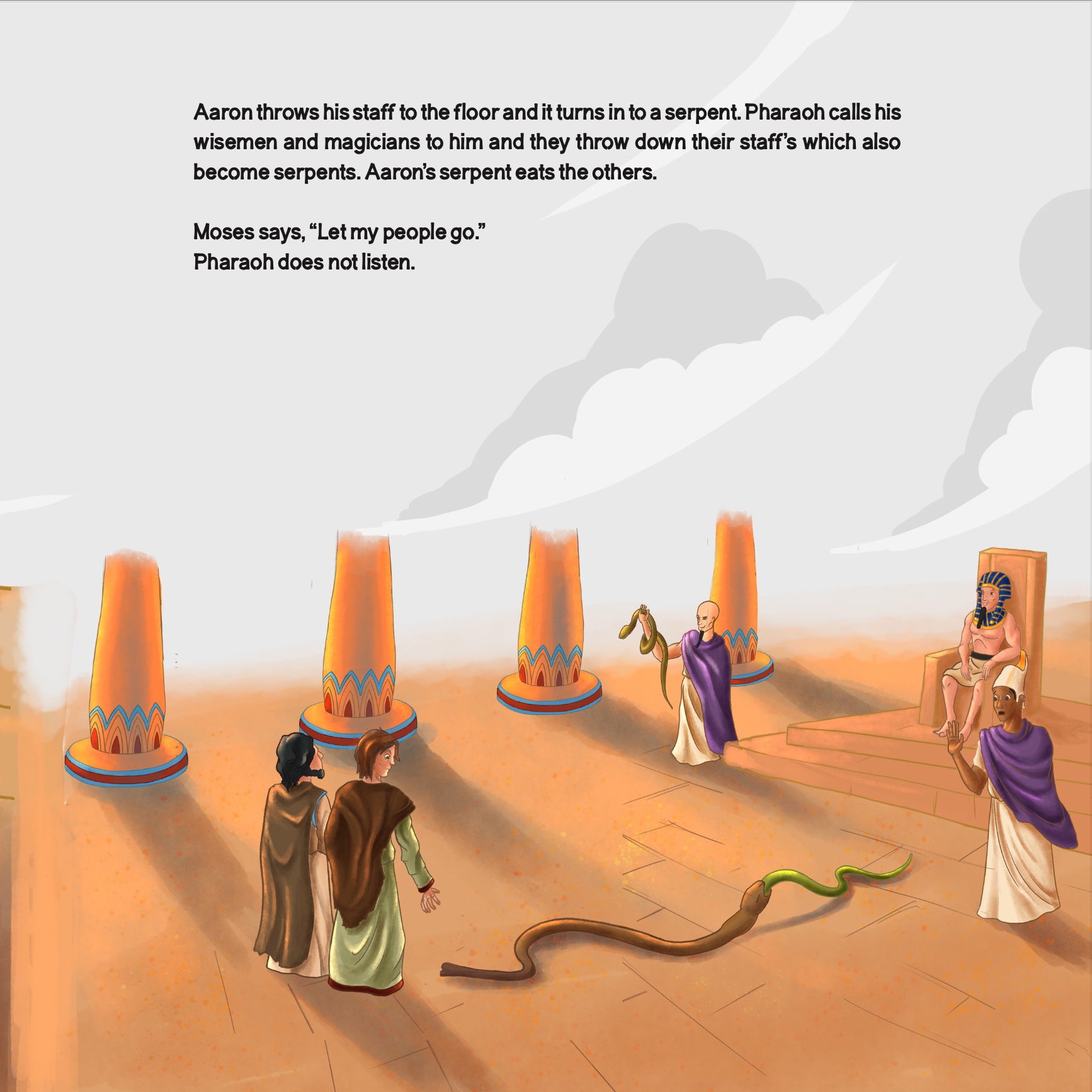 Exodus Pharaoh Moses Snakes