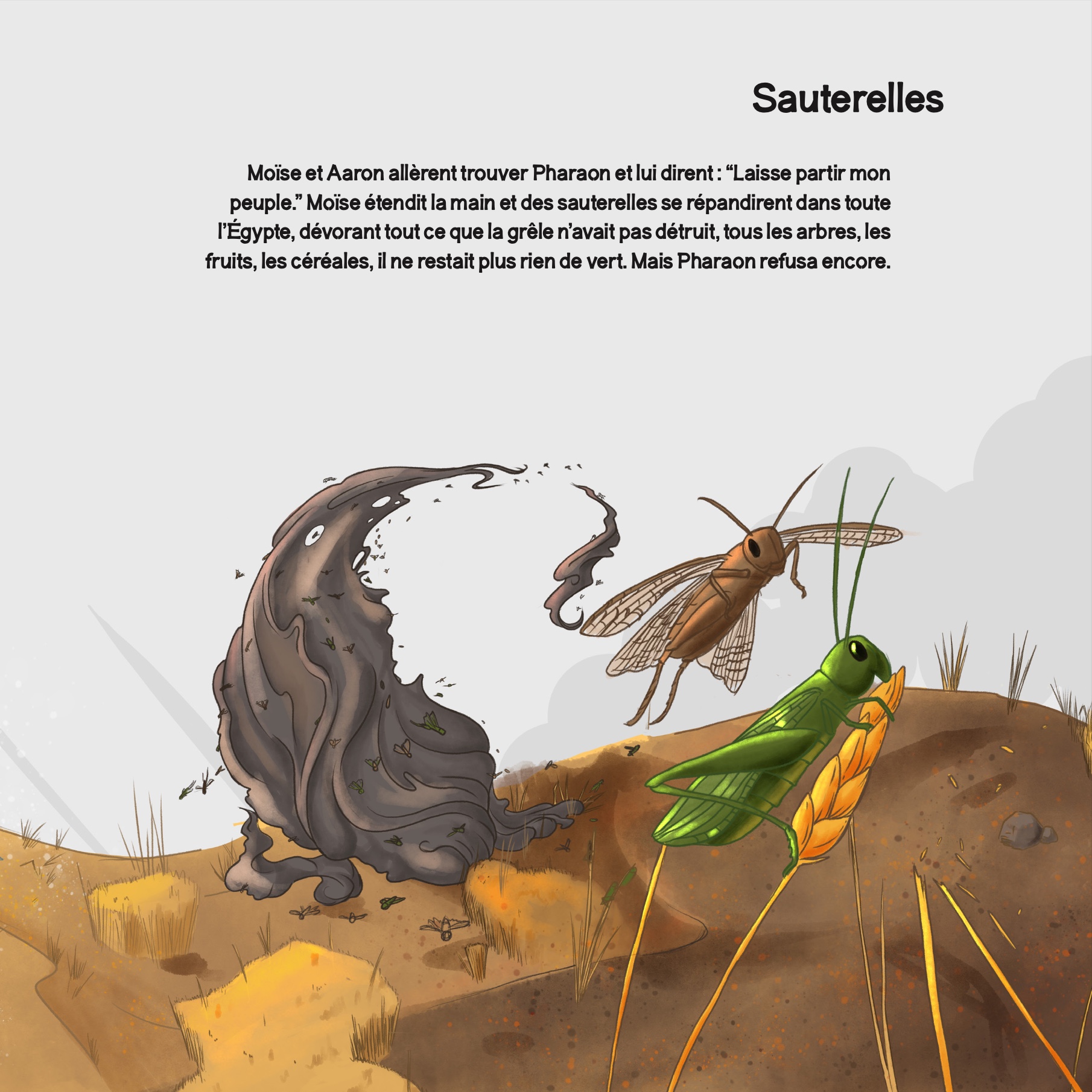 l’Exode Plaie Sauterelles