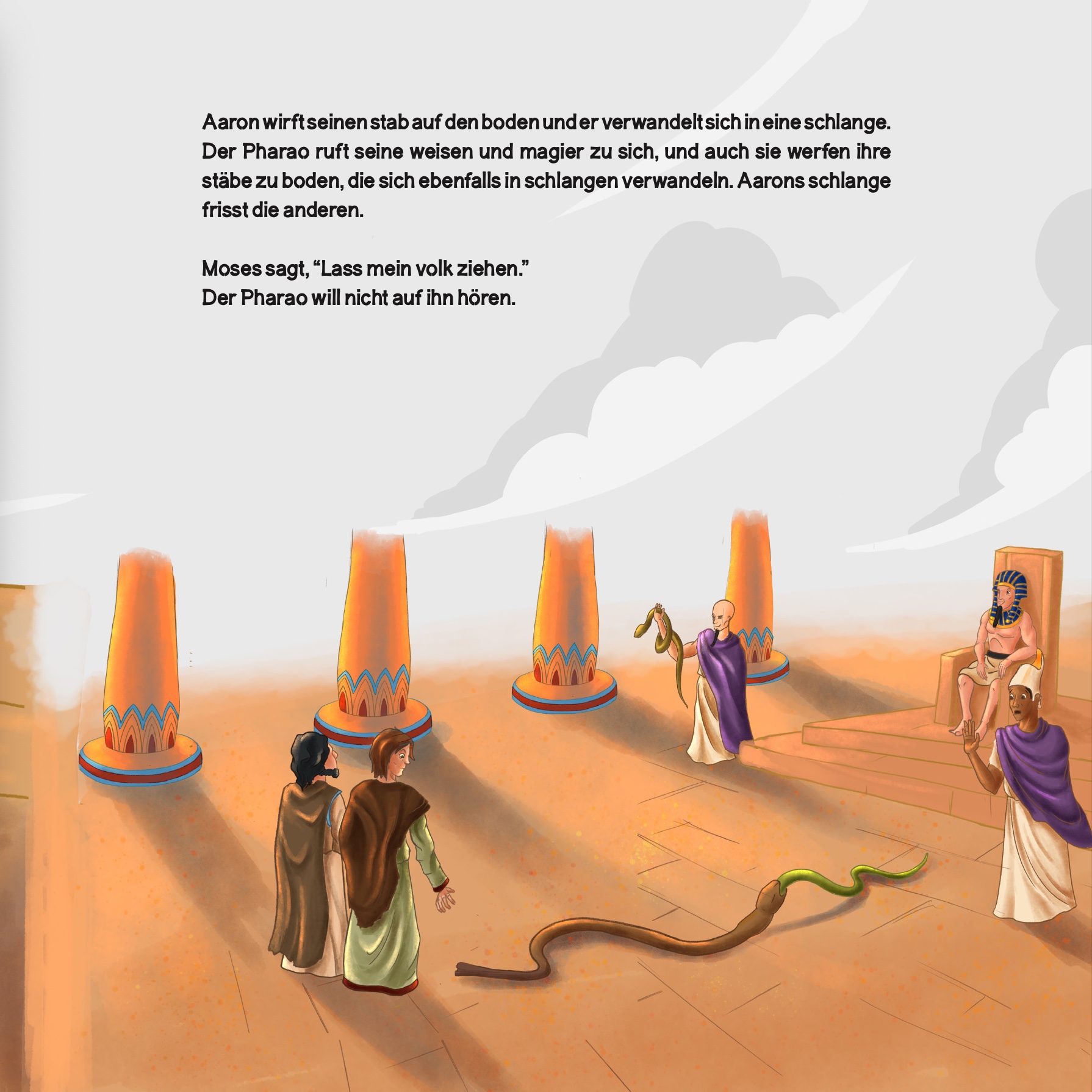 Exodus Pharao Moses Schlangen