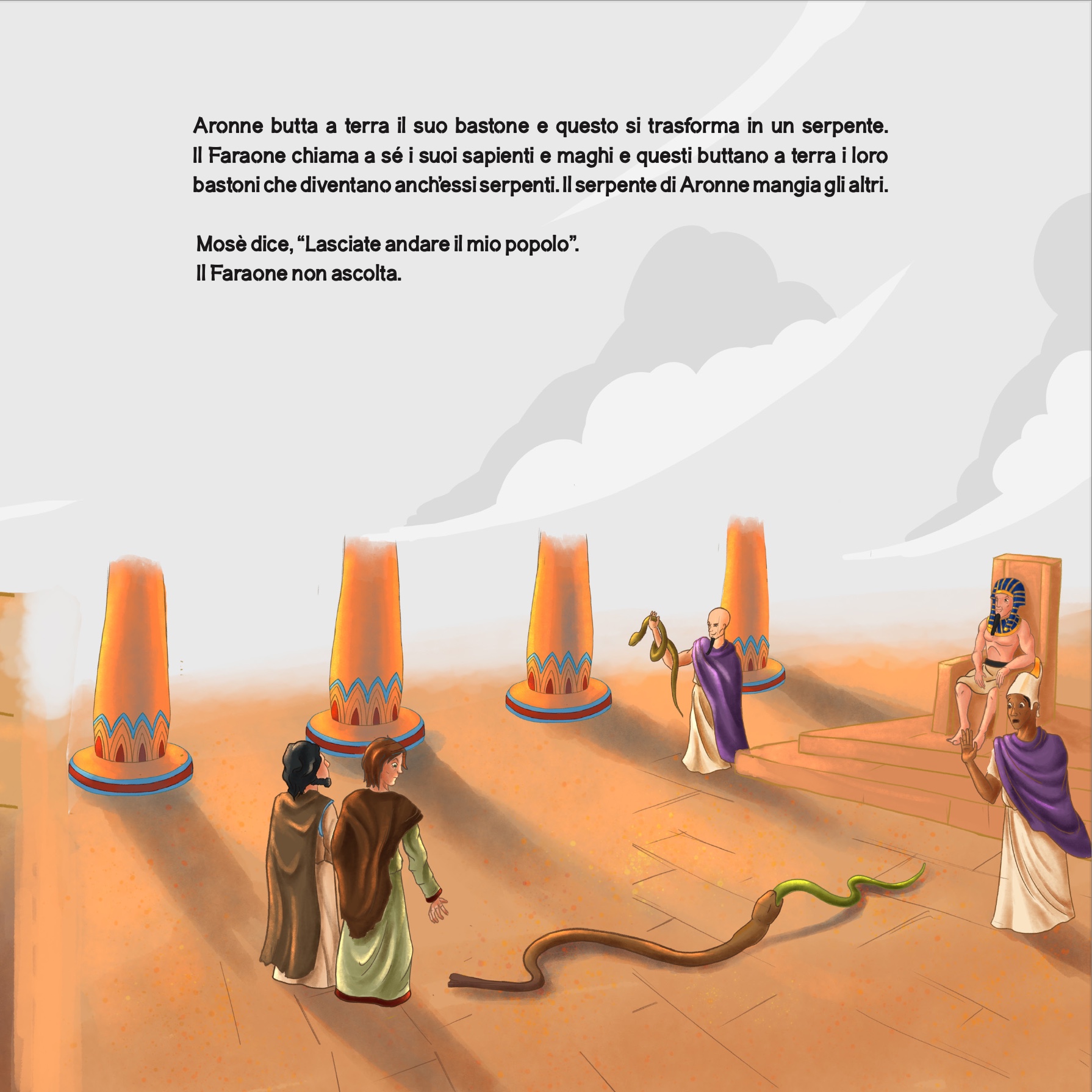 Il Faraone Mosè Serpenti Libri Per Bambini